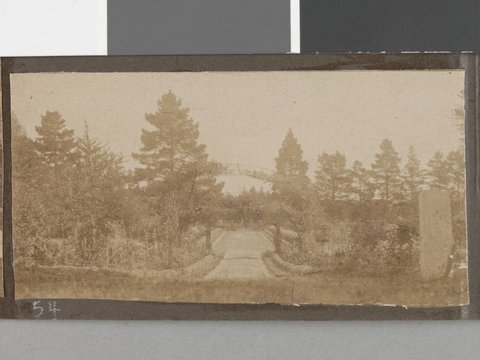 [Gardens and pathway, Hethersett Private Repatriation Hospital, Burwood, Vic.], 1914–20