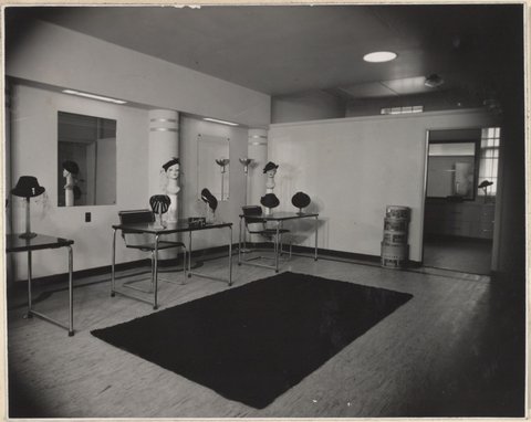 Millinery show room, Kemelfield & Yinder Pty Ltd., [Melbourne, Vic.], 1937