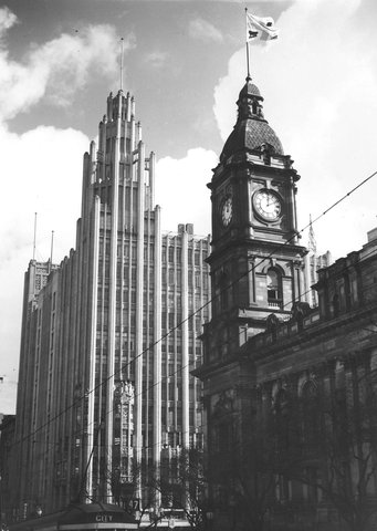 Melbourne in the late 1930s, Collins Street/Swanston Street corner, 1936–39