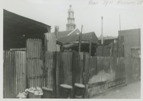 Perrins Street rear, South Melbourne, 1967