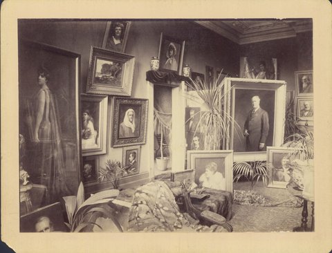 Tennyson Cole's studios, South Yarra, Melbourne, Victoria, 1891