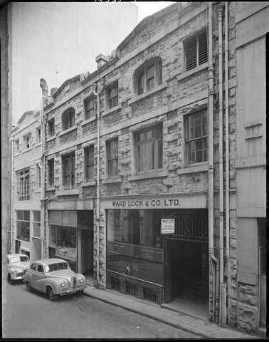 15-19 McKillop Street, Melbourne: Ward, Lock & Co. building at no. 19, 1954