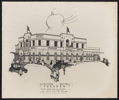Station Hotel, Prahran, [Vic.], c. 1930