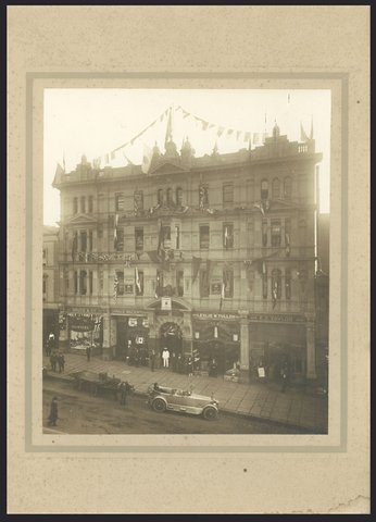 [Clarke Buildings, Bourke Street, Melbourne, Vic.], 1920