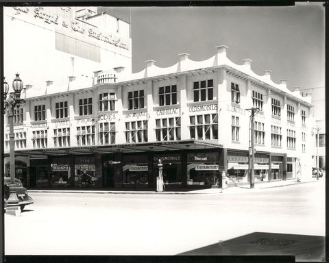 [Rhodes Motors, 401-411 Elizabeth Street, Melbourne], c. 1937