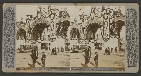Duke of York Celebrations, Melbourne - Prahran and St. Kilda Arch, The Junction, c. 1901
