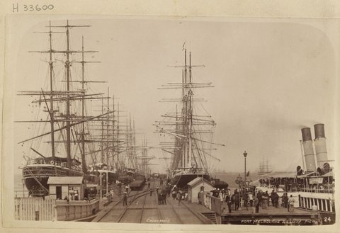 Port Melbourne Railway Pier, 1890–1900