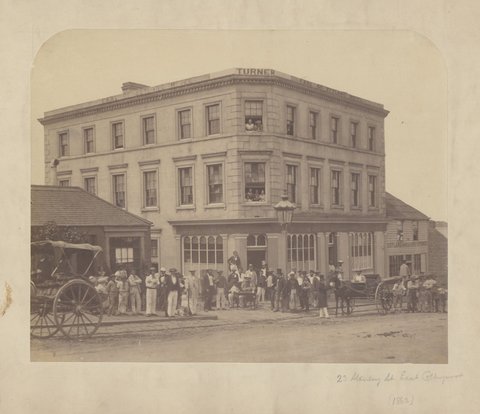 Earl of Zetland Hotel, 23 Stanley Street, East Collingwood, c. 1862
