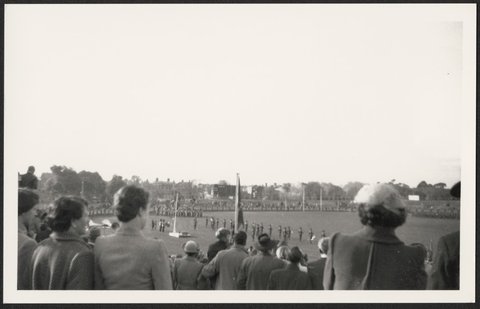 Melbourne at the time of Queen Elizabeth's visit 1954