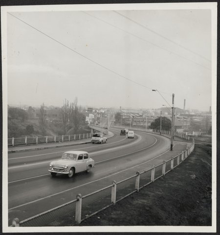 Johnston Street Bridge, Collingwood, Victoria, 1950–54