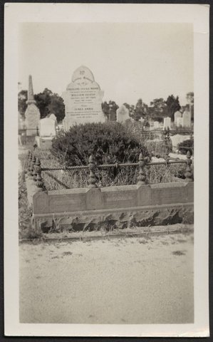 Grave of Adam Lindsay Gordon's niece, Warringal Cemetery, Heidelberg, Victoria, 1933