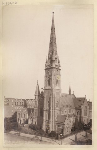 SCOTS CHURCH - COLLINS ST. MELBOURNE, c. 1900