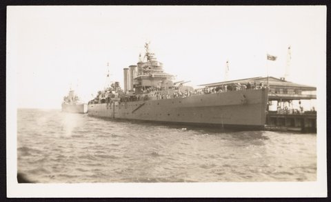 [HMAS Shropshire, Port Melbourne], 1946