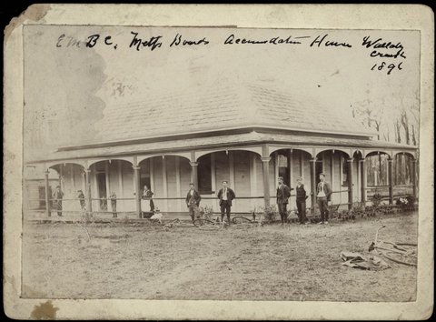 E.M.B.C. Melb. Boards Accommodation House, Wallaby Creek, 1896