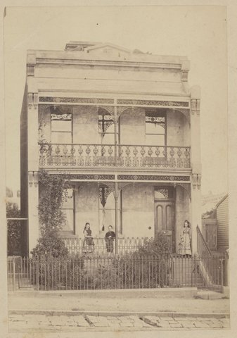 Henry Bunney's house in Melbourne c. 1873