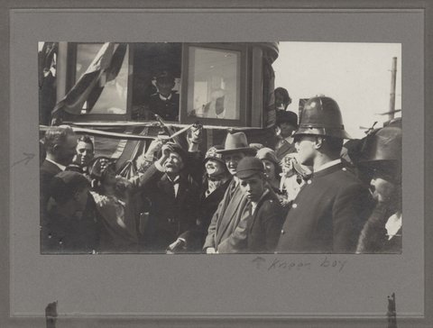 Opening of the Beaumaris end of the electric railway, 1926