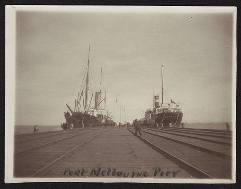 Port Melbourne Pier, 1910–20