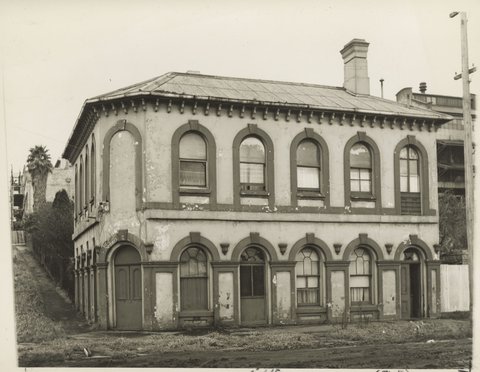 Facing Maribyrnong River, Footscray, c. 1953