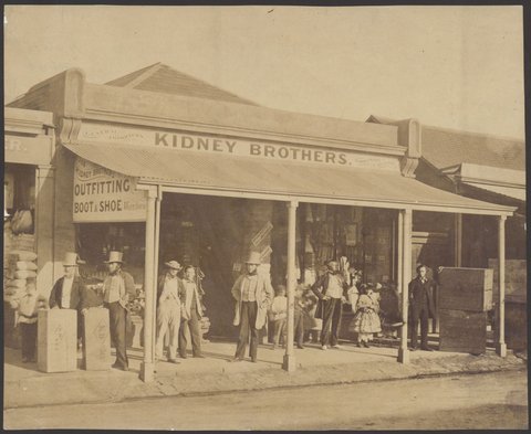 Kidney Brothers Boot & Shoe Warehouse, 168 Smith Street, East Collingwood, 1861–62