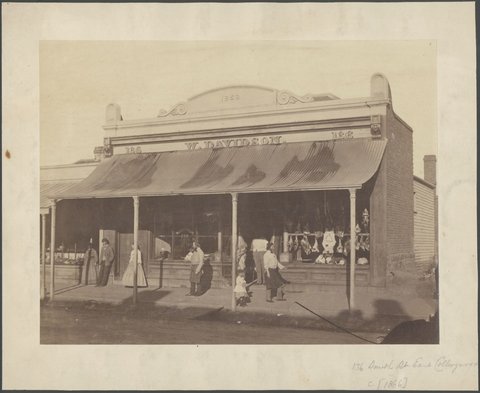 William Davidson, butcher, 136 Smith Street, East Collingwood, 1861–62