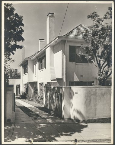 Maisonettes of S. Dutton Green esq. Caroline Street South Yarra Vic, 1936