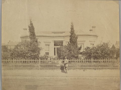 Mononia, 21 Brunswick Street, Fitzroy, 1861–62