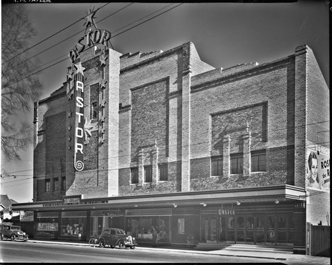 Facade of Astor Theatre, St Kilda, 1936