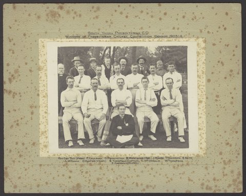 South Yarra Presbyterian C.C, 1904?