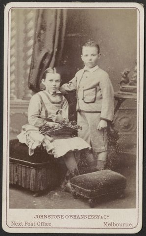 Studio portraits from Johnstone O'Shannessy & Co. photographers Melbourne, 1865–1900