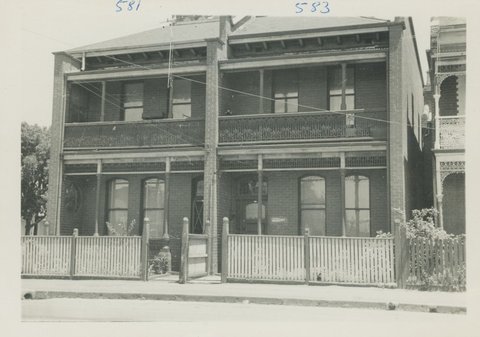 581 & 583 Brunswick Street, Fitzroy, c. 1967