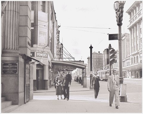 Scene in Swanston Street, Melbourne, 1952–2011