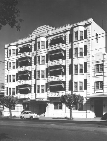 Ritz Mansions, 171 Fitzroy Street, St. Kilda, 1951