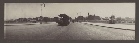 Princes Bridge looking north, Melbourne, Victoria, 1891–1900