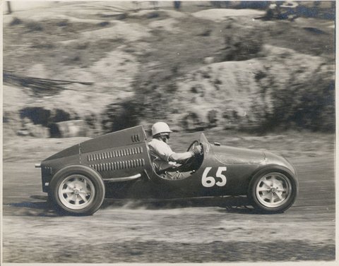 Cooper racing car at Templestowe, 1945–54