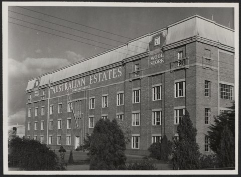 Australian Estates Woolstore, Sunshine Road, West Footscray, 1950–54
