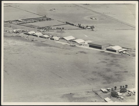 Aerial view of Essendon Airport, Victoria, 1930s