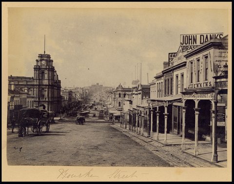 Bourke Street, [Melbourne, Vic.], 1860–90
