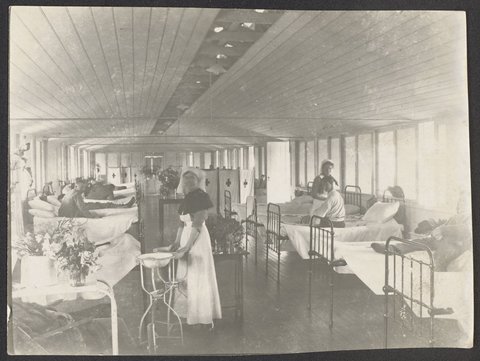 In Caulfield Hospital, 1916–17