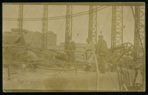 South Melbourne Gas Works after it blew up, 1920–25