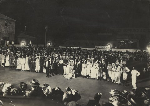 Open air skating rink at Richmond, 1900–20