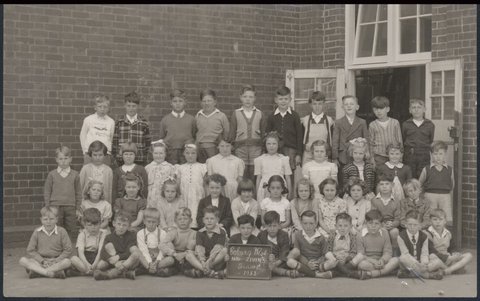 School photograph, Coburg West, 1952