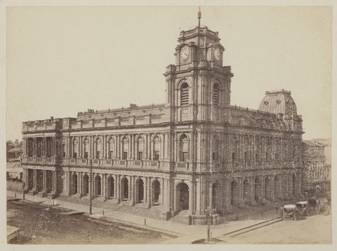 Melbourne views - Post Office, c. 1880