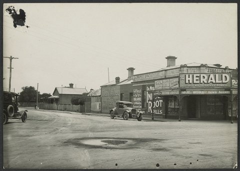 South Kensington to West Footscray, street scenes, 1926–27