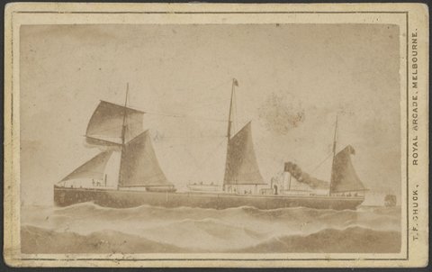 Dandenong, steamship, 1874–76