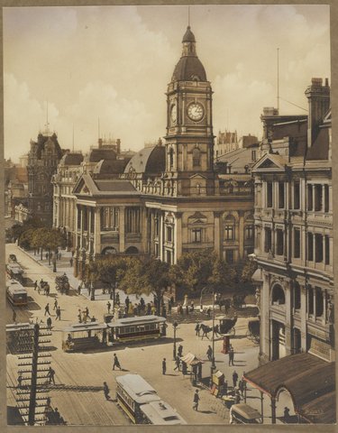 Melbourne Town Hall, 1910