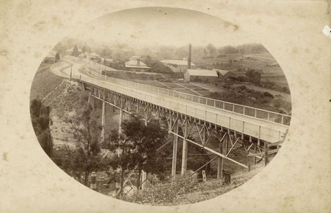 Victoria Street Bridge, Richmond, c. 1885
