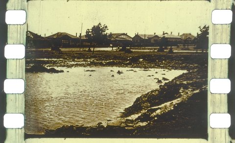 Six views of the beach, Williamstown, Victoria and the reclamation area, 1930–34