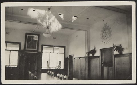 Australian Nazi Party room, Dandenong Ranges, [Vic.], 1939