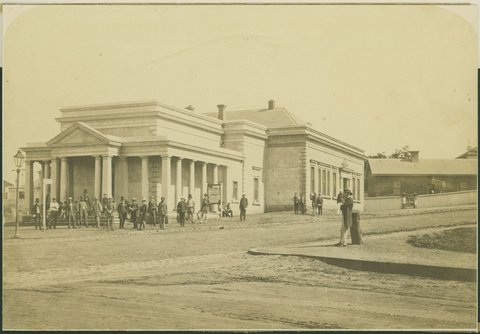 Court house, Barkly Street, St. Kilda [Vic.], c. 1860