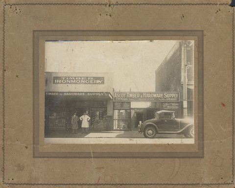 Ascot Timber & Hardware Supply, 157-159 Union Rd., Ascot Vale, 1920–39